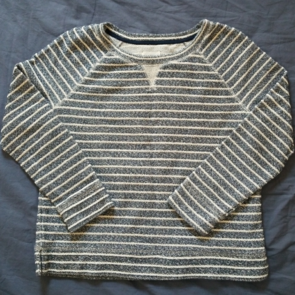 Lou & Grey striped pullover top, size M